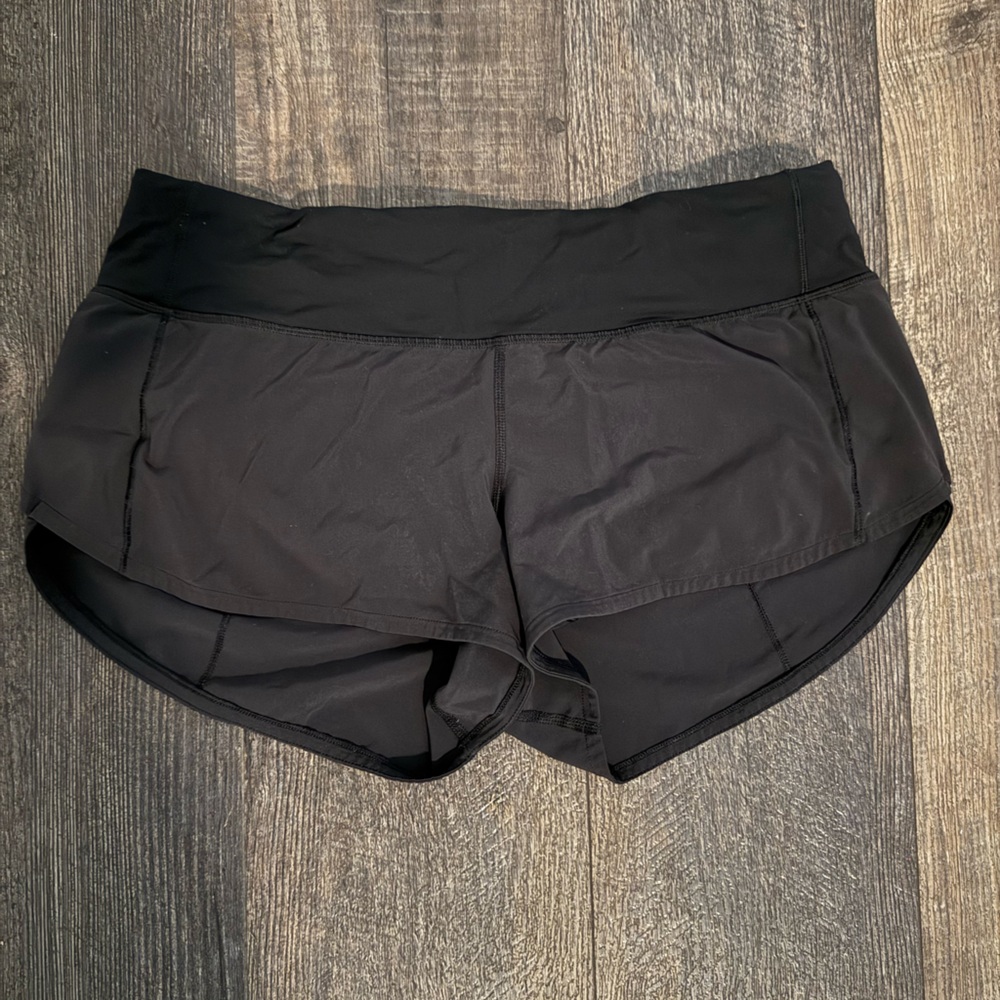 Lululemon Speed Up Black Shorts